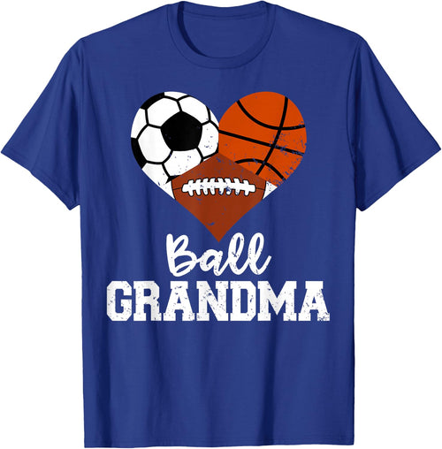Ball Grandma Funny Soccer Basketball Football