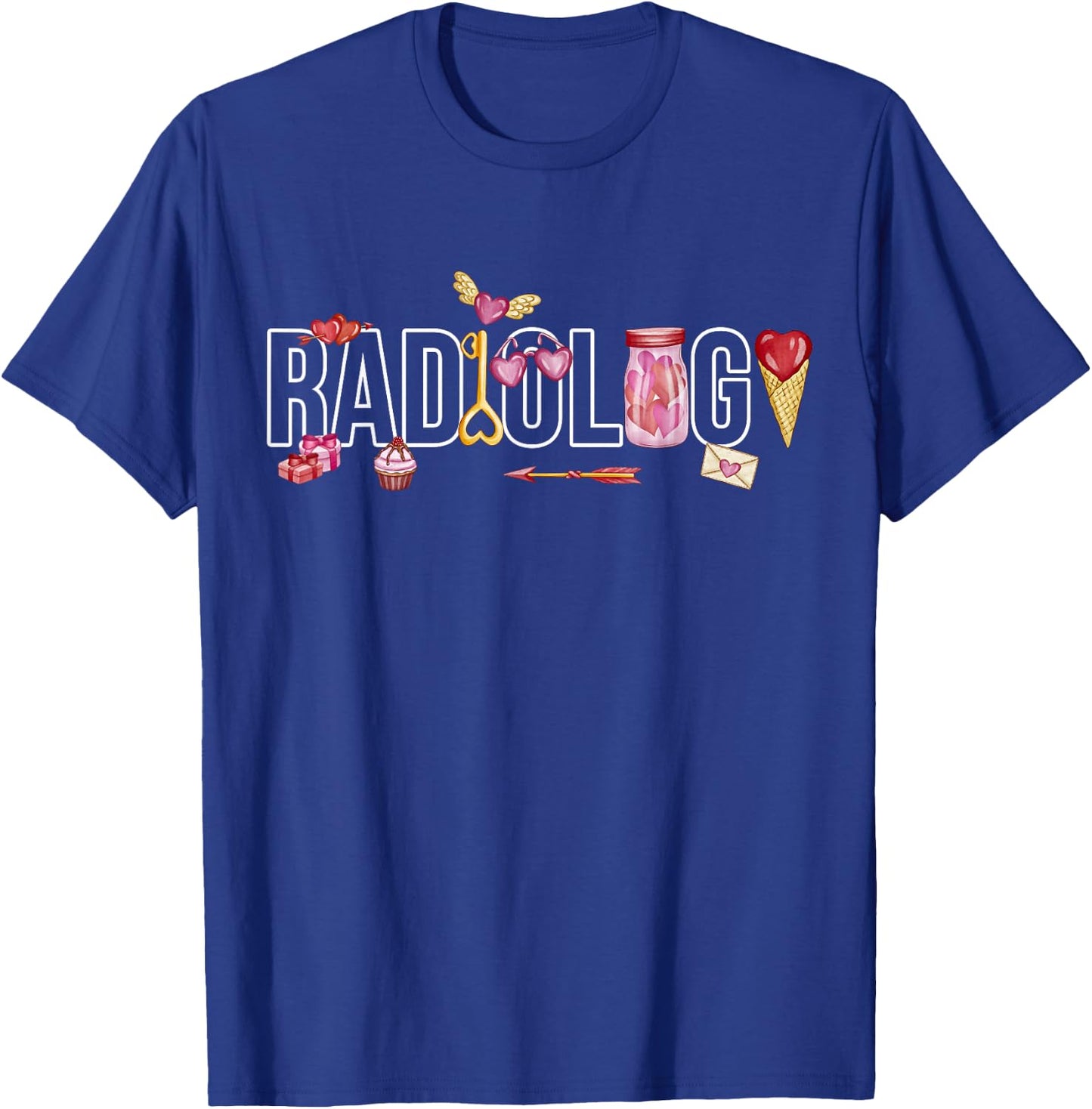 Valentines Radiology, Rad Tech Radiology Radiology, Rad Tech T-Shirt - T-Shirt | Royal