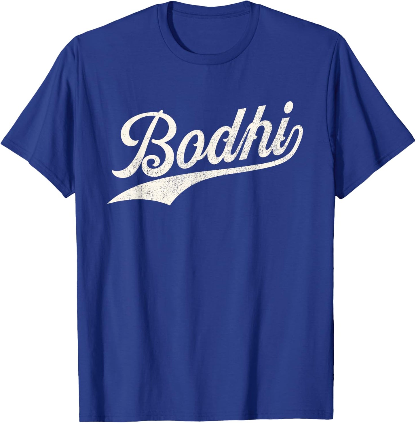 Bodhi Name, Retro Vintage Bodhi Given Name Distressed T-Shirt - T-Shirt | Royal