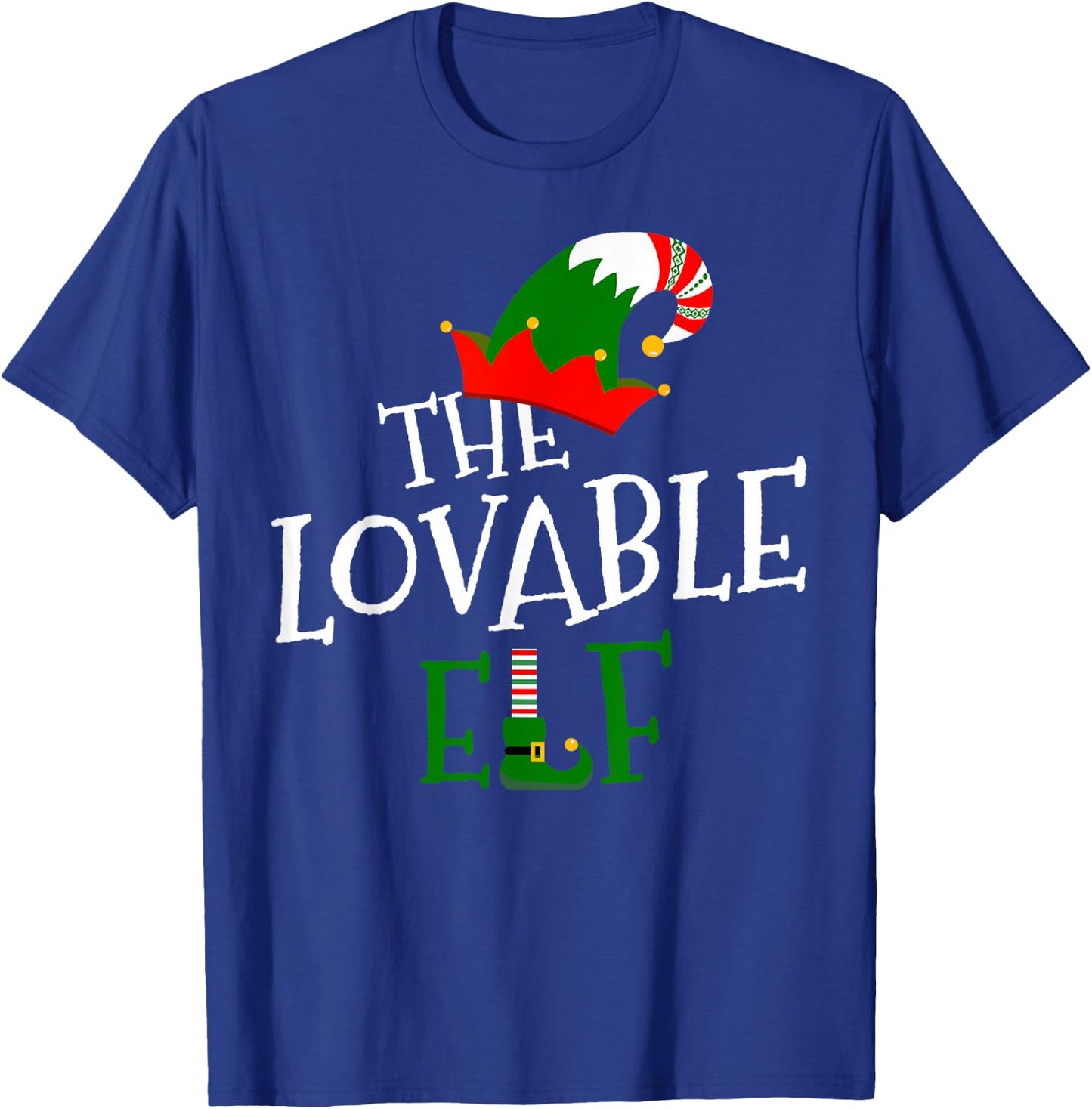 The Lovable Elf Family Matching Group Gift Christmas Costume T-Shirt - T-Shirt | Royal