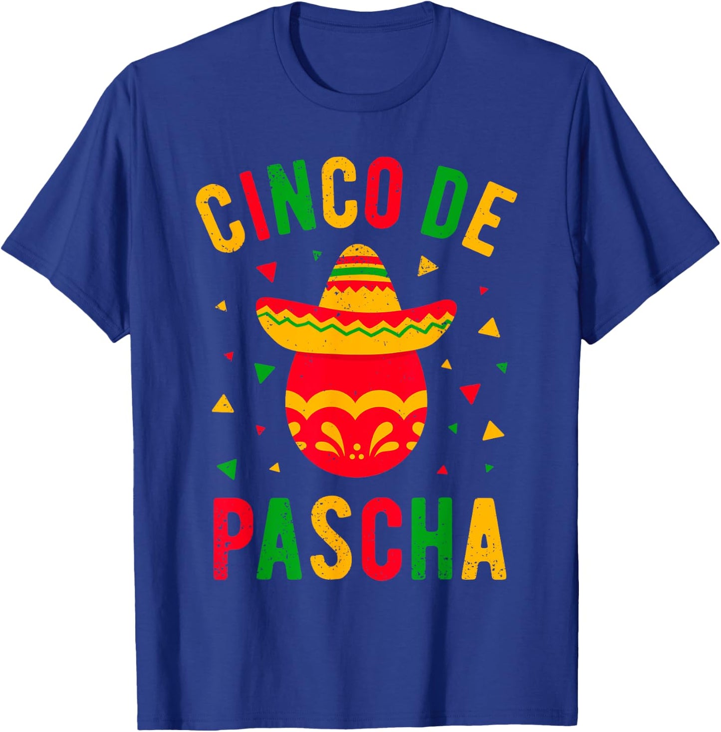 Funny Greek Orthodox Easter Egg Kalo Pascha Cinco de Mayo T-Shirt - T-Shirt | Royal