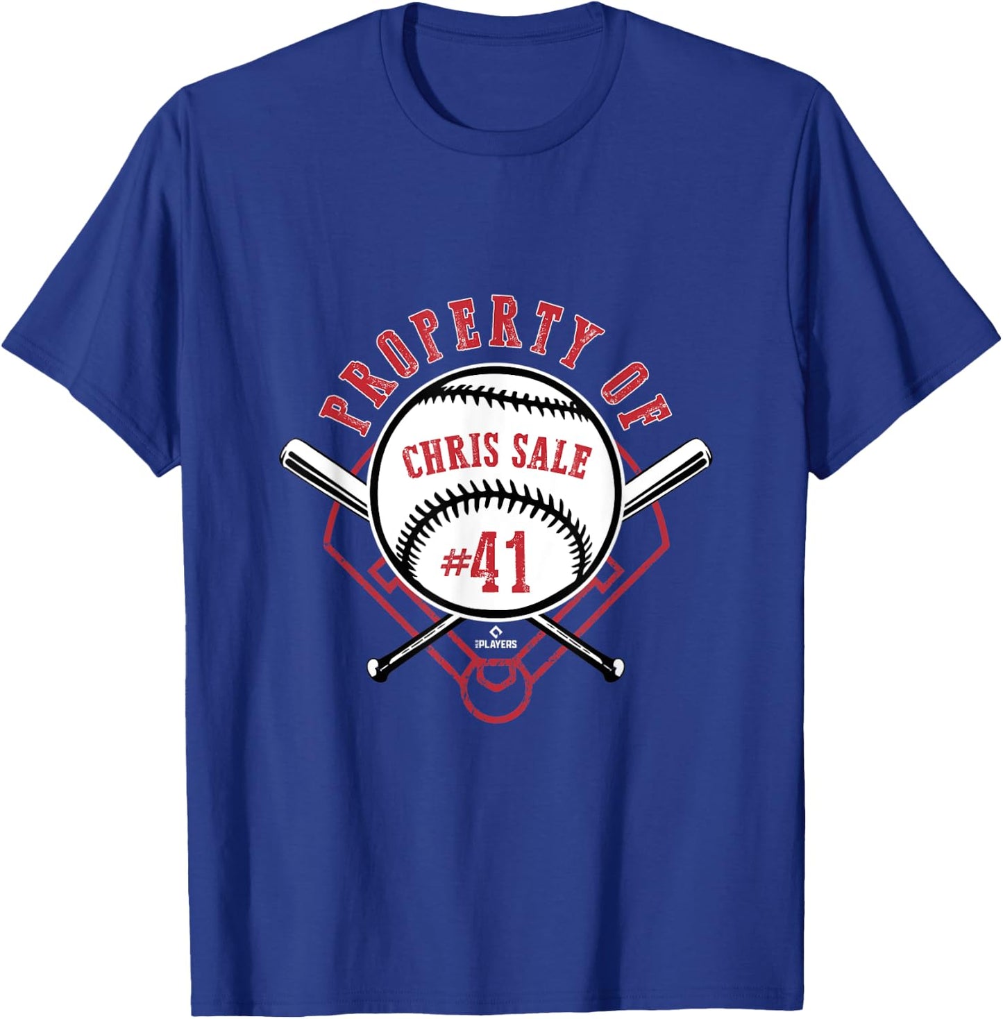 Property Of Chris Sale T-Shirt - T-Shirt | Royal