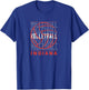 Volleyball Indiana T-Shirt - T-Shirt | Royal