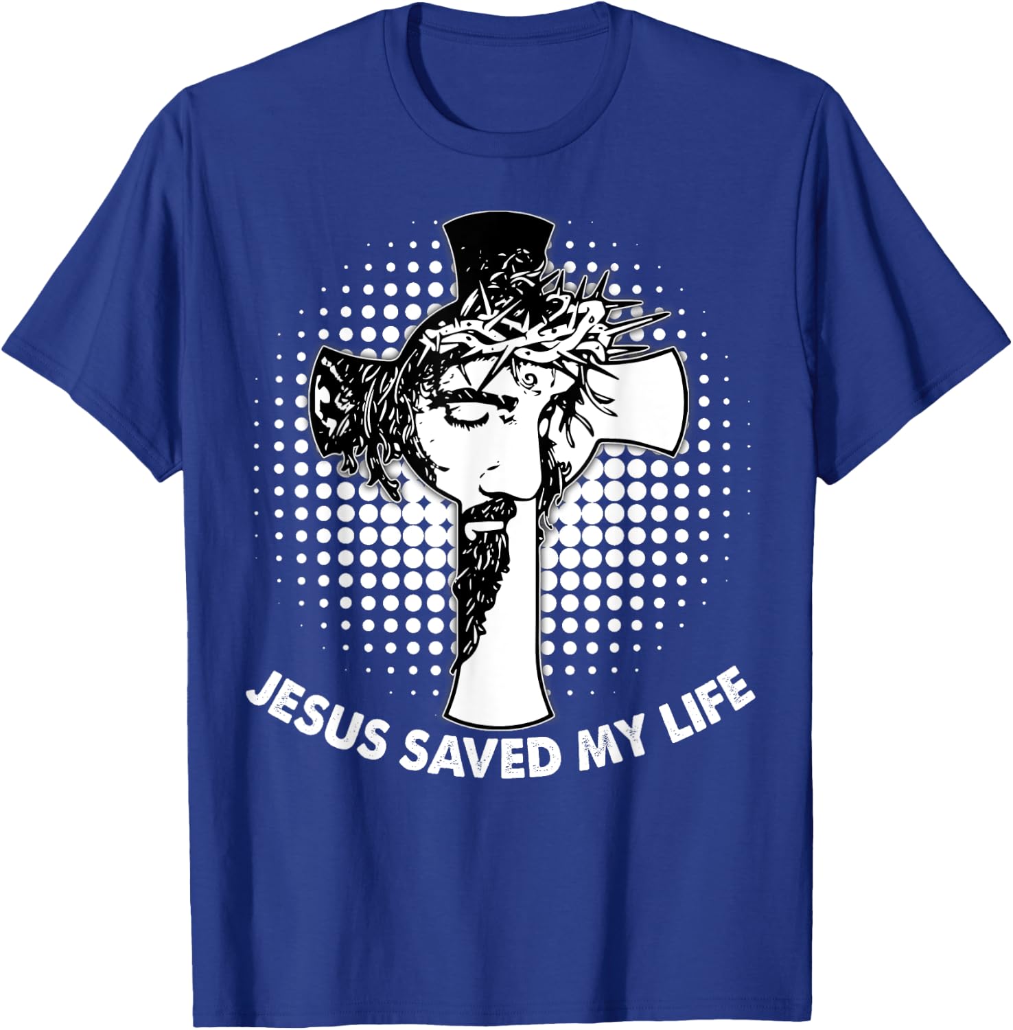 Jesus Saved My Life T-Shirt - T-Shirt | Royal