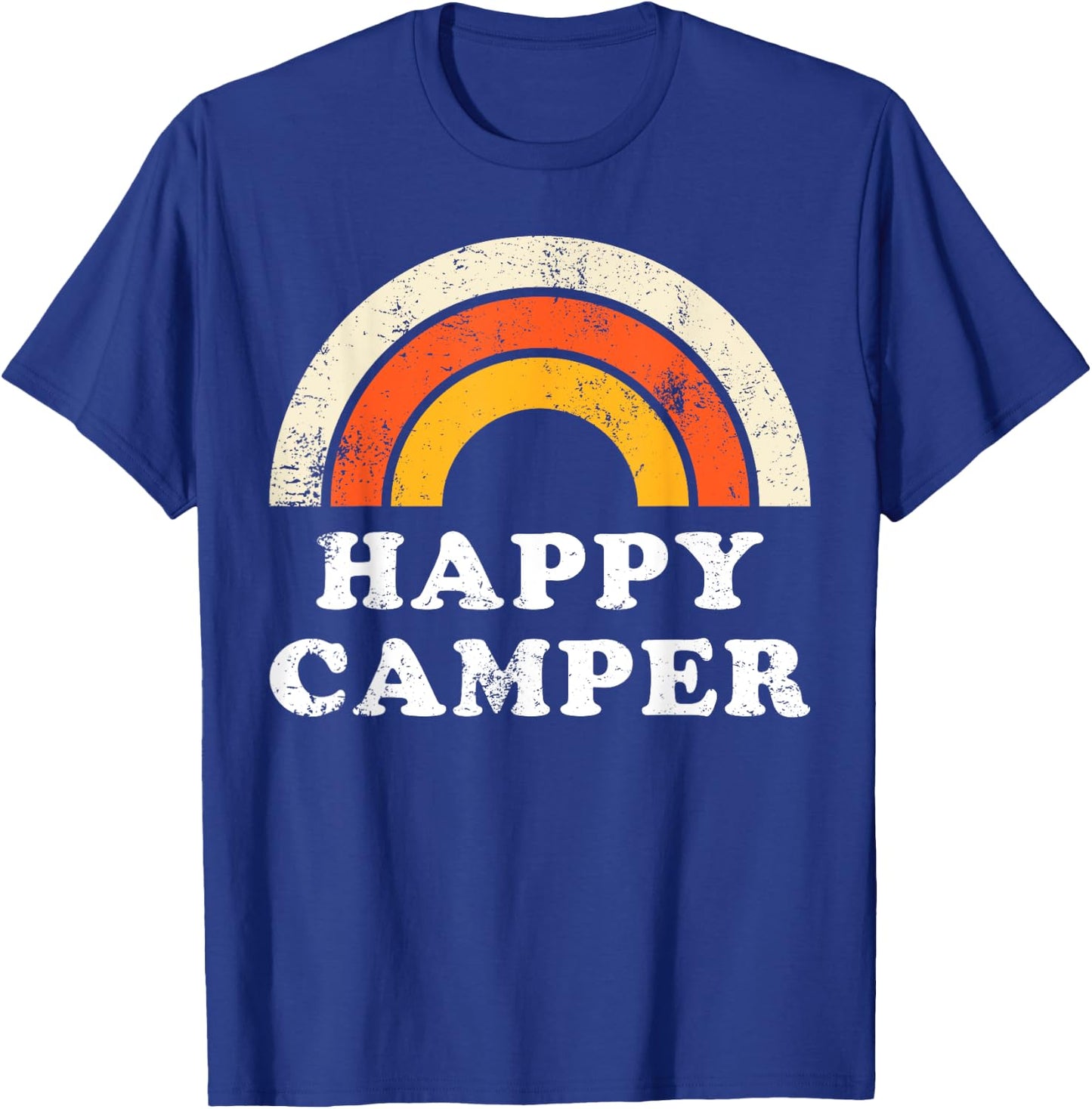 Happy Camper Shirt. Shirts Shirts Graphic T-Shirt - T-Shirt | Royal