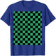 Green checkered anime T-Shirt - T-Shirt | Royal