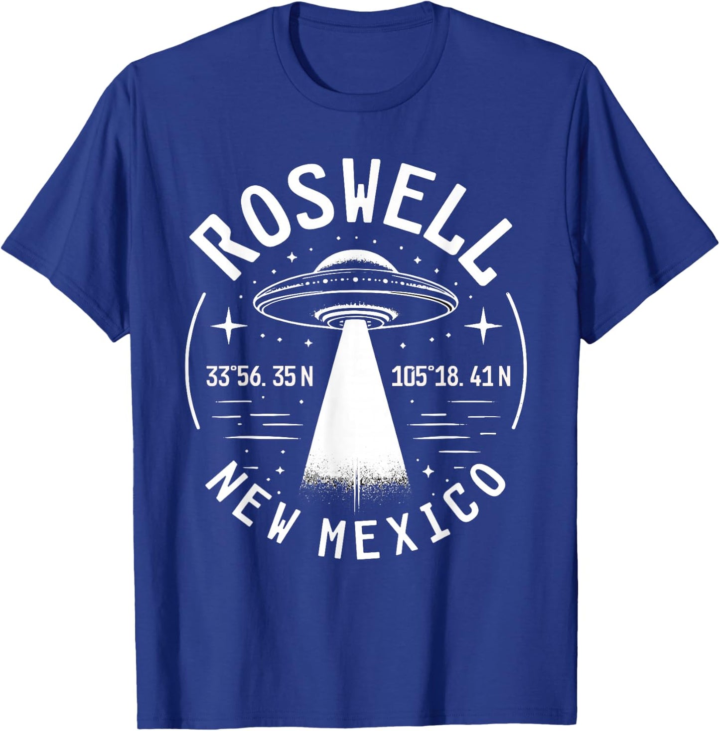 Roswell New Mexico Alien UFO Area 51 T-Shirt - T-Shirt | Royal