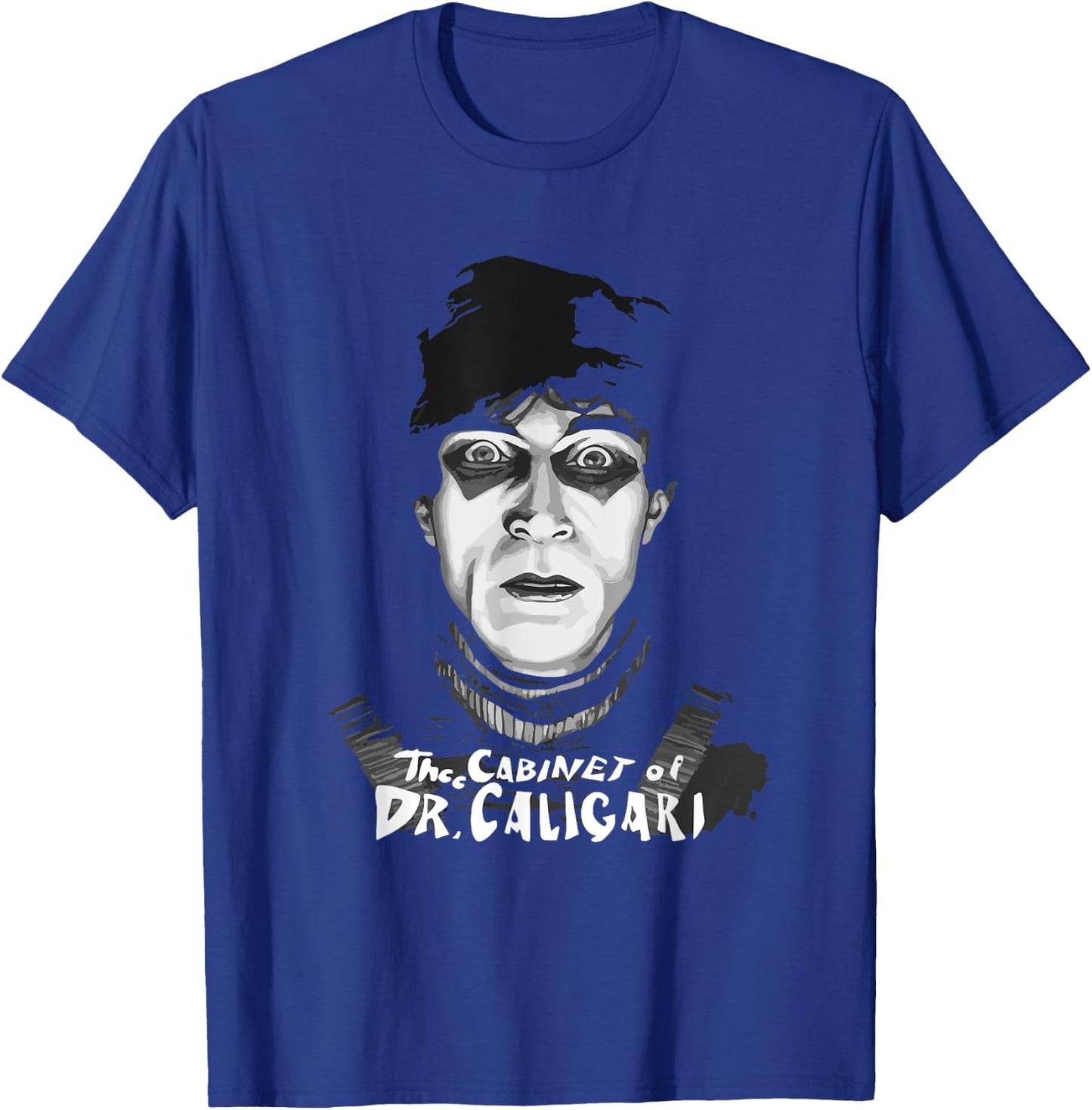 Cabinet of Dr. Caligari Retro Cinema Horror Film Halloween T-Shirt - T-Shirt | Royal