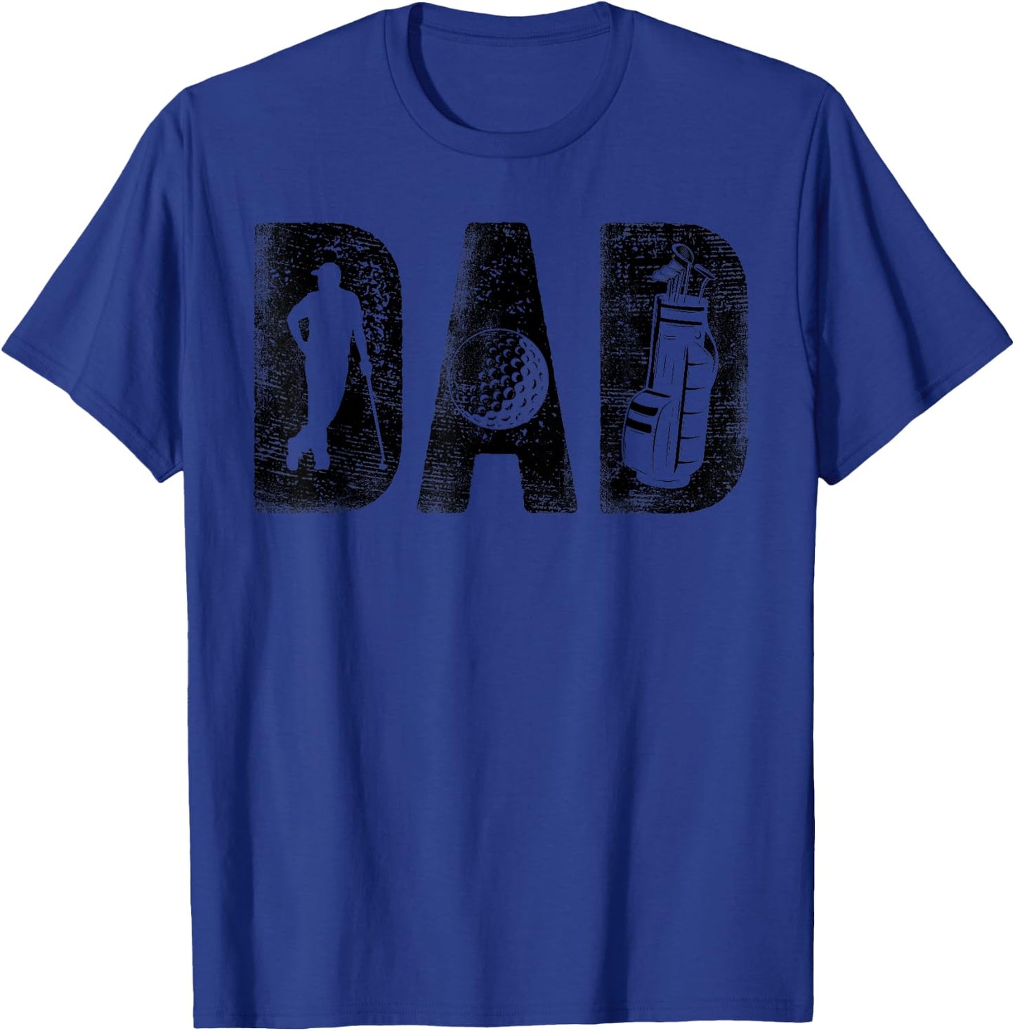 Golfing Dad Classic Bold Font Father's Day Golf Daddy T-Shirt - T-Shirt | Royal