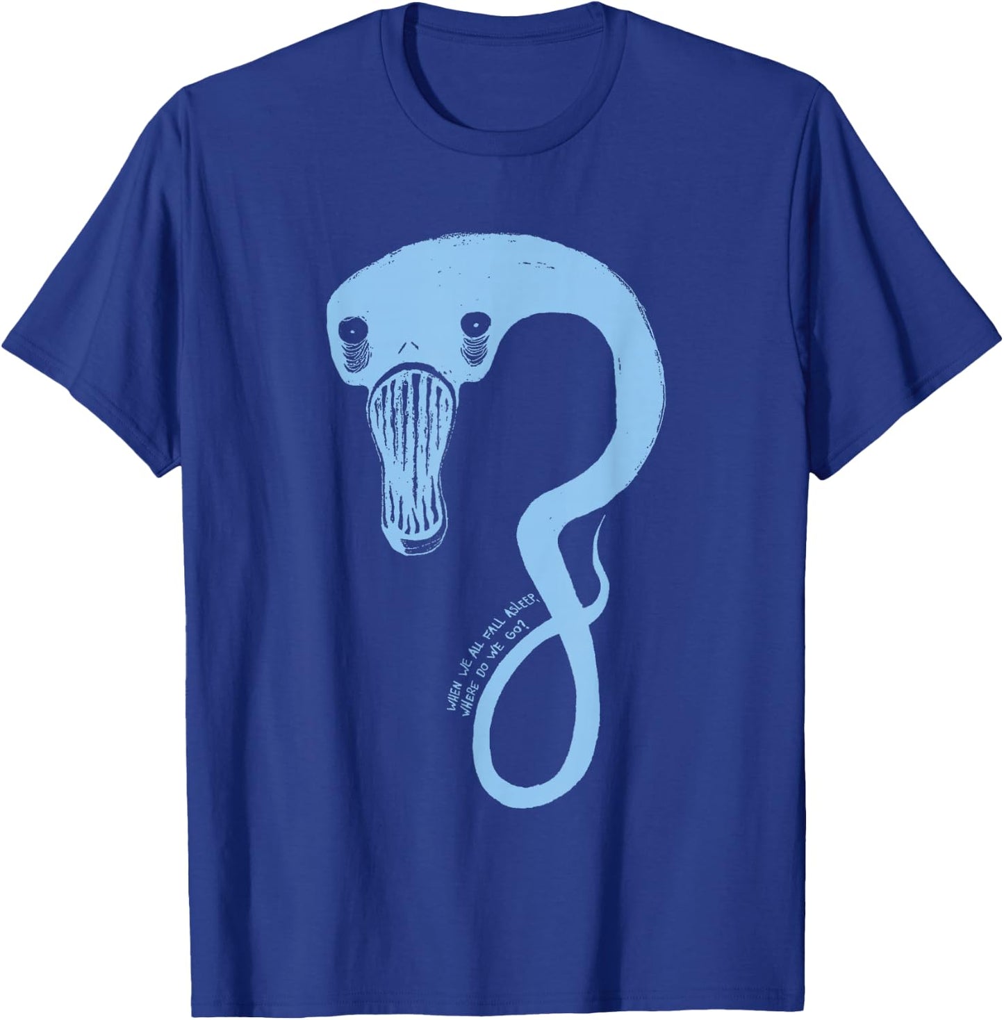 Billie Eilish Official Monster Blue T-Shirt - T-Shirt | Royal