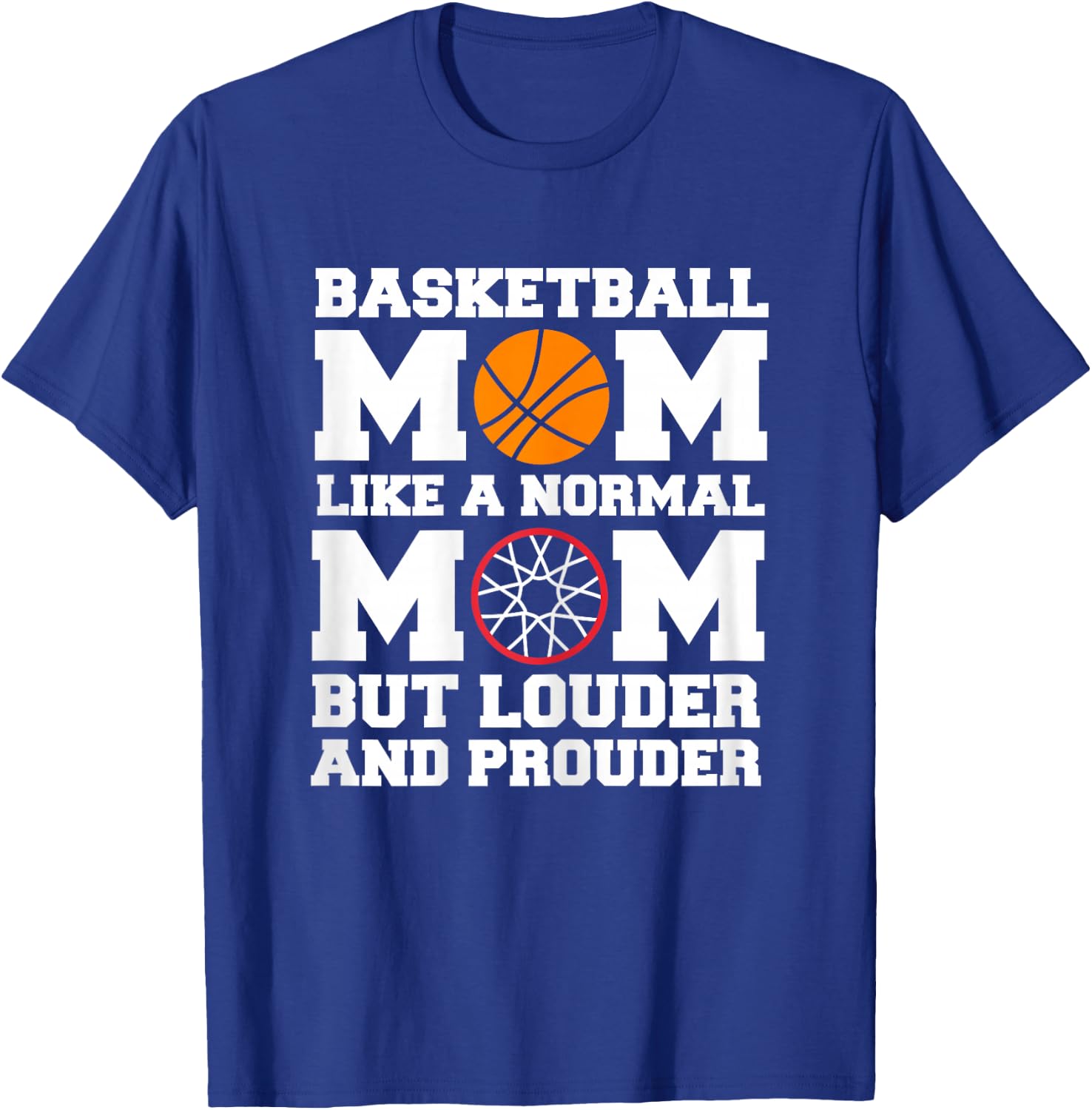 Basketball Mom T-Shirt - T-Shirt | Royal