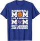 Basketball Mom T-Shirt - T-Shirt | Royal