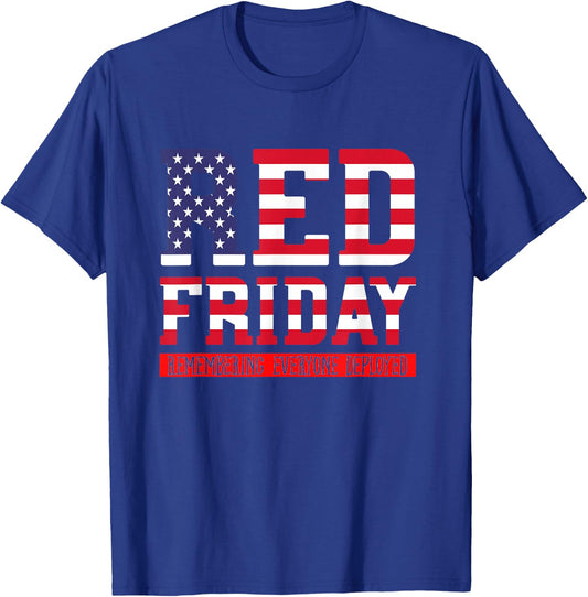 Red Friday - Deployment Outfit Military Support Gift T-Shirt - T-Shirt | Royal