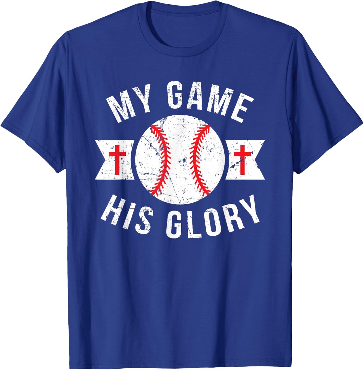 Kids Baseball Shirts For Teen Boys Gifts Christian Baseball T-Shirt - T-Shirt | Royal
