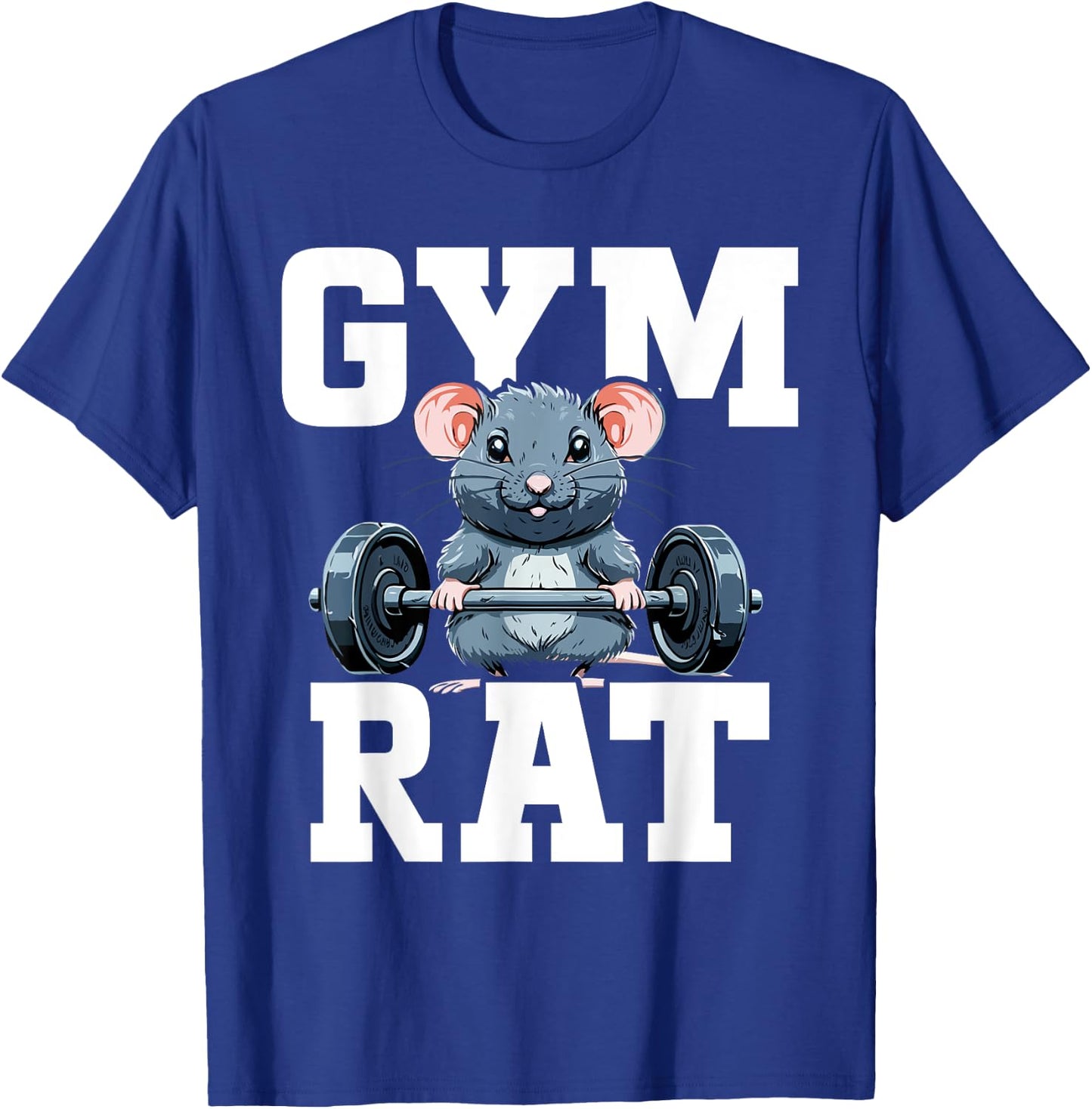Funny Sport Gym Rat Fitness Bodybuilding T-Shirt - T-Shirt | Royal