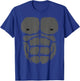 Gorilla Chest Belly Monkey Ape Muscle Kids Adult Fancy Dress T-Shirt - T-Shirt | Royal