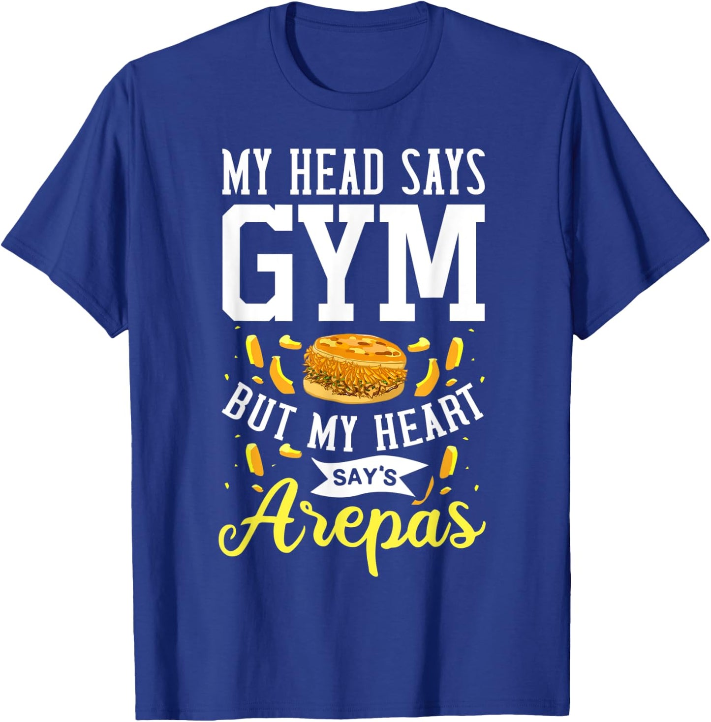Arepa Gift Venezuela Colombia T-Shirt - T-Shirt | Royal
