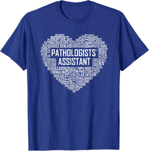 Pathologists Assistant Heart Gifts T-Shirt - T-Shirt | Royal
