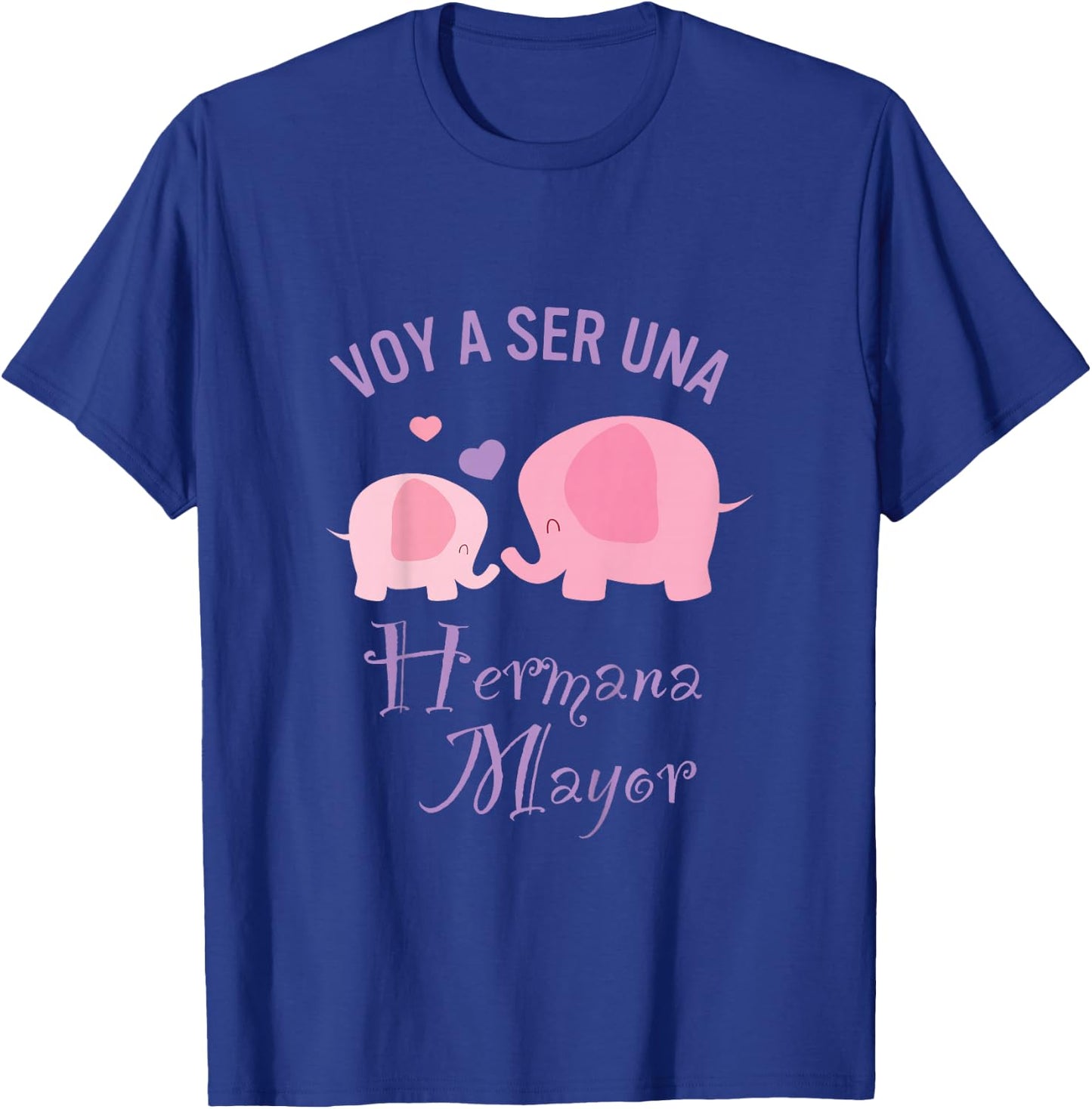 Kids Voy a Ser UNA Hermana Mayor Big Sister Español T-Shirt - T-Shirt | Royal