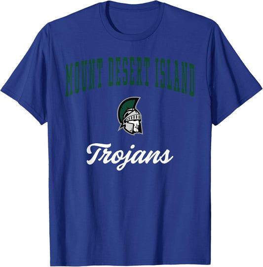 Mount Desert Island High School Trojans T-Shirt - T-Shirt | Royal