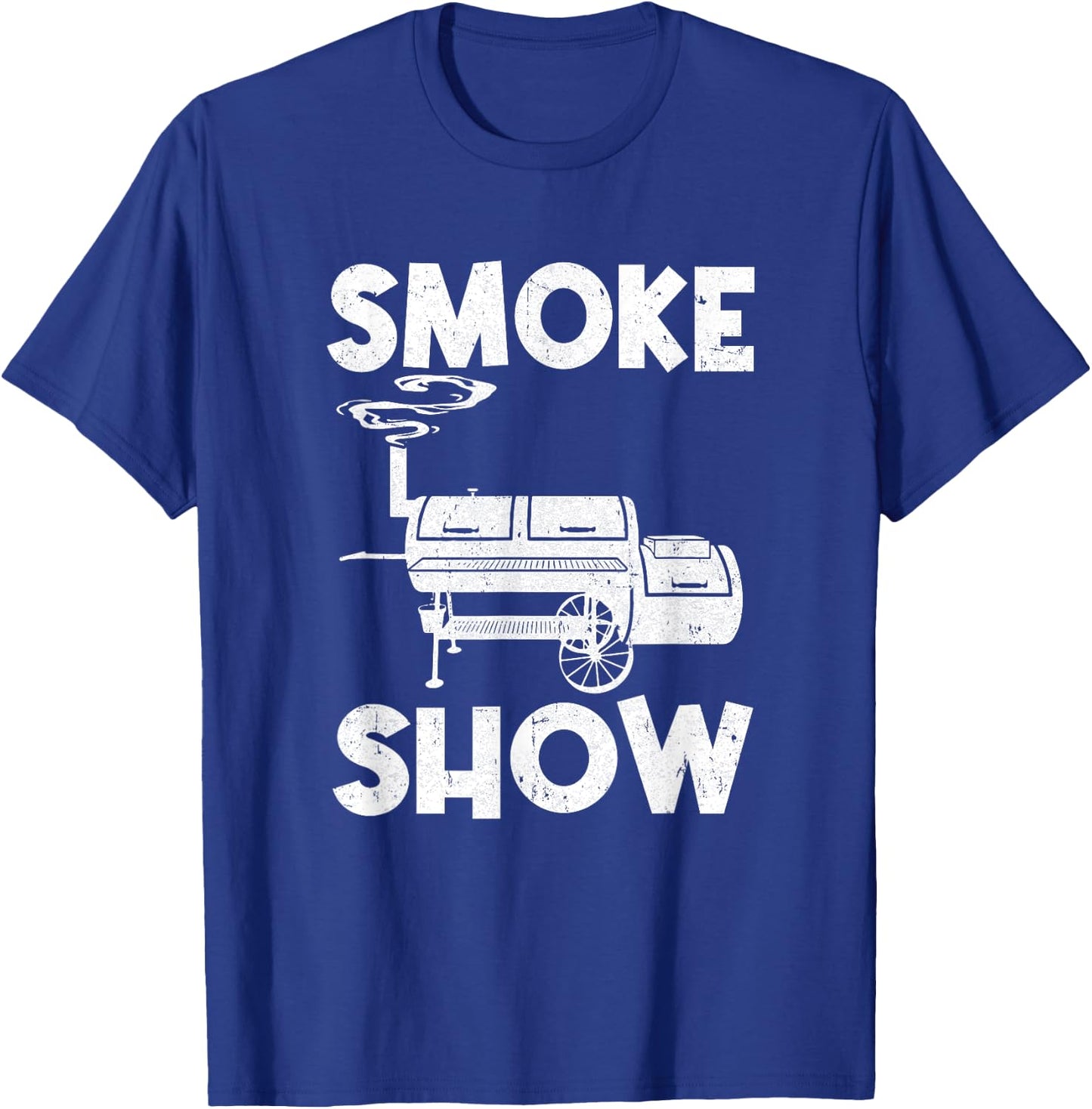 Smoke Show Funny Bbq Smoker Grilling Meat Smoking Grill T-Shirt - T-Shirt | Royal
