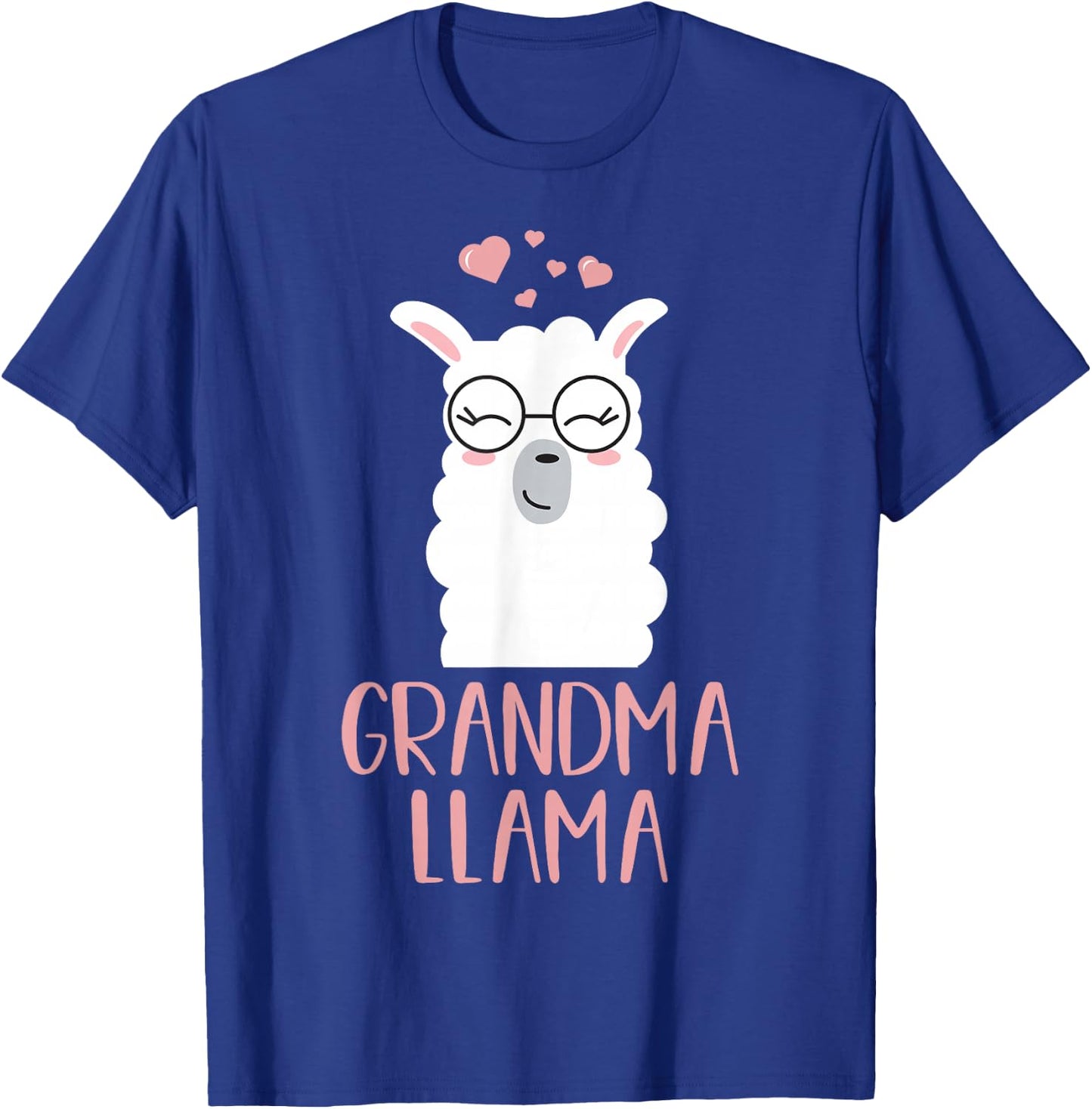 Grandma Llama Cute Grandmother Gift T-Shirt - T-Shirt | Royal