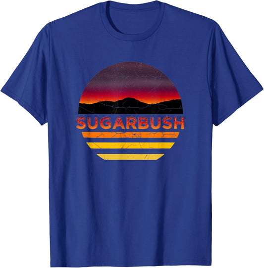 Retro Vintage Sugarbush, Vermont Vacation Souvenir T-Shirt - T-Shirt | Royal