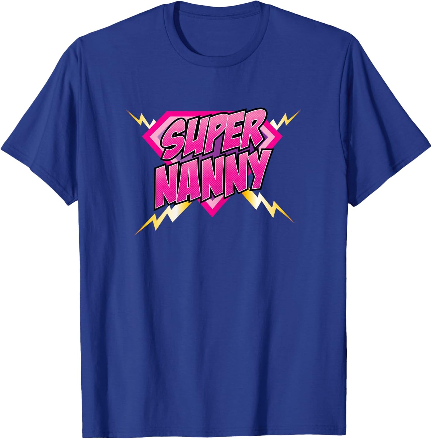 Super Nanny Superhero Comic Book Women T-Shirt - T-Shirt | Royal