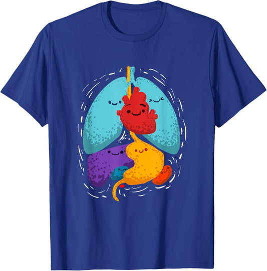 Inner Organs Anatomy Gift A Medical Student T-Shirt - T-Shirt | Royal