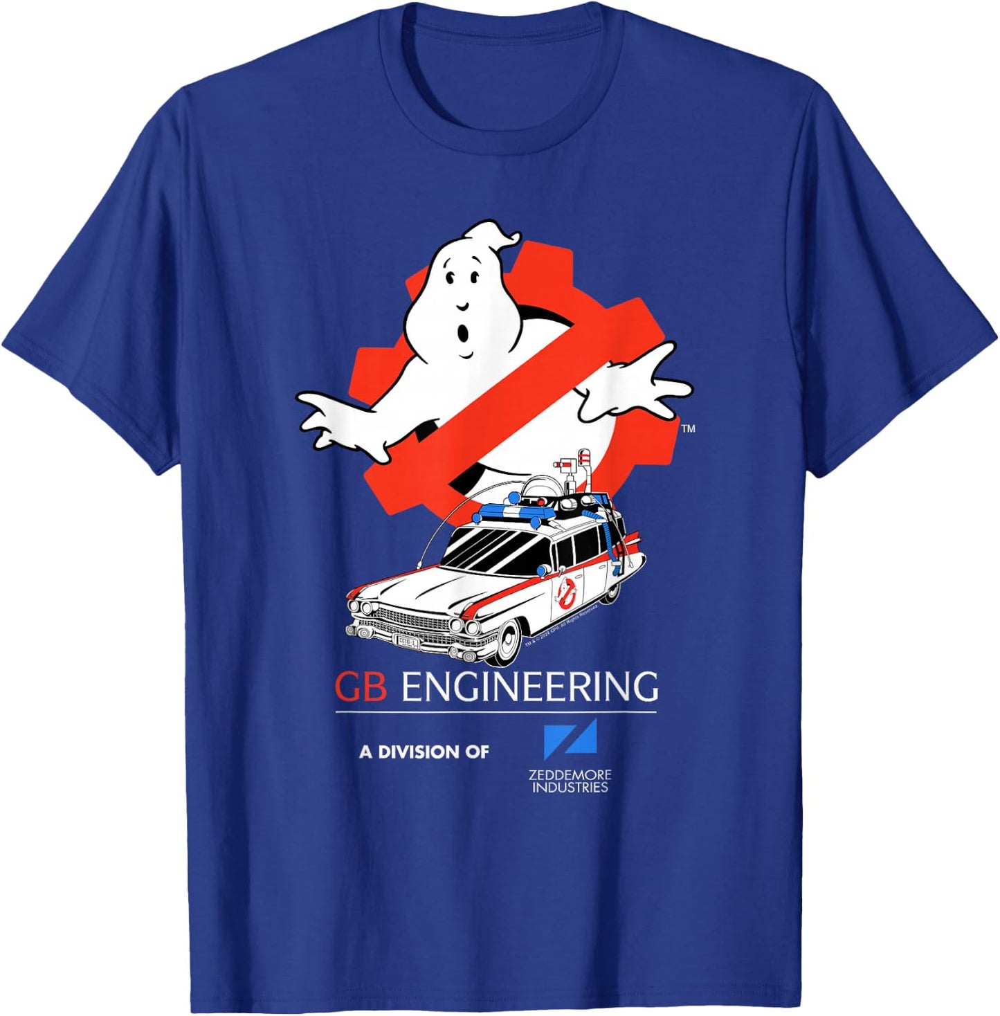 Ghostbusters: Frozen Empire Engineering Gear No Ghost Logo T-Shirt - T-Shirt | Royal
