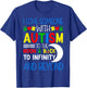 I Love Someone With Autism To Moon & Back ASD Awareness Day T-Shirt - T-Shirt | Royal