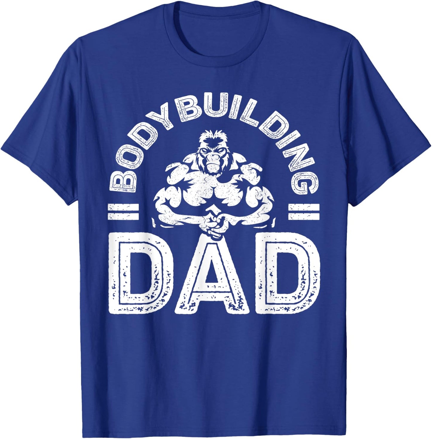 Bodybuilding Dad Shirt Men Muscle Gym Training Bodybuilder T-Shirt - T-Shirt | Royal