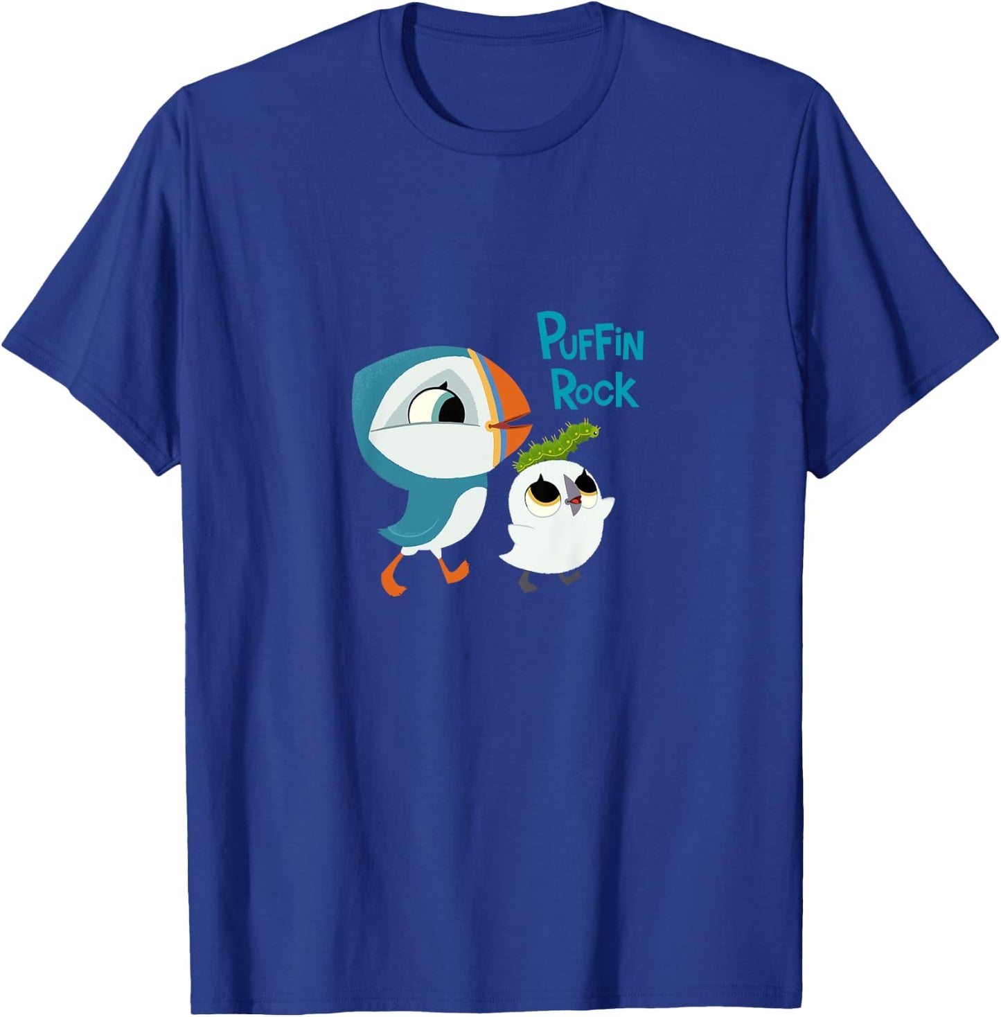 Puffin Rock - Official Merchandise - Oona & Baba take a walk T-Shirt - T-Shirt | Royal