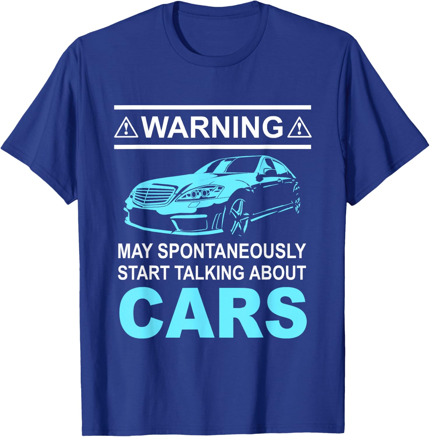 Funny Car Cars Engineer Mechanic Lovers-Gift Men Boys Teens T-Shirt - T-Shirt | Royal