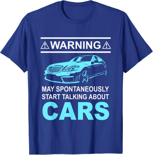Funny Car Cars Engineer Mechanic Lovers-Gift Men Boys Teens T-Shirt - T-Shirt | Royal
