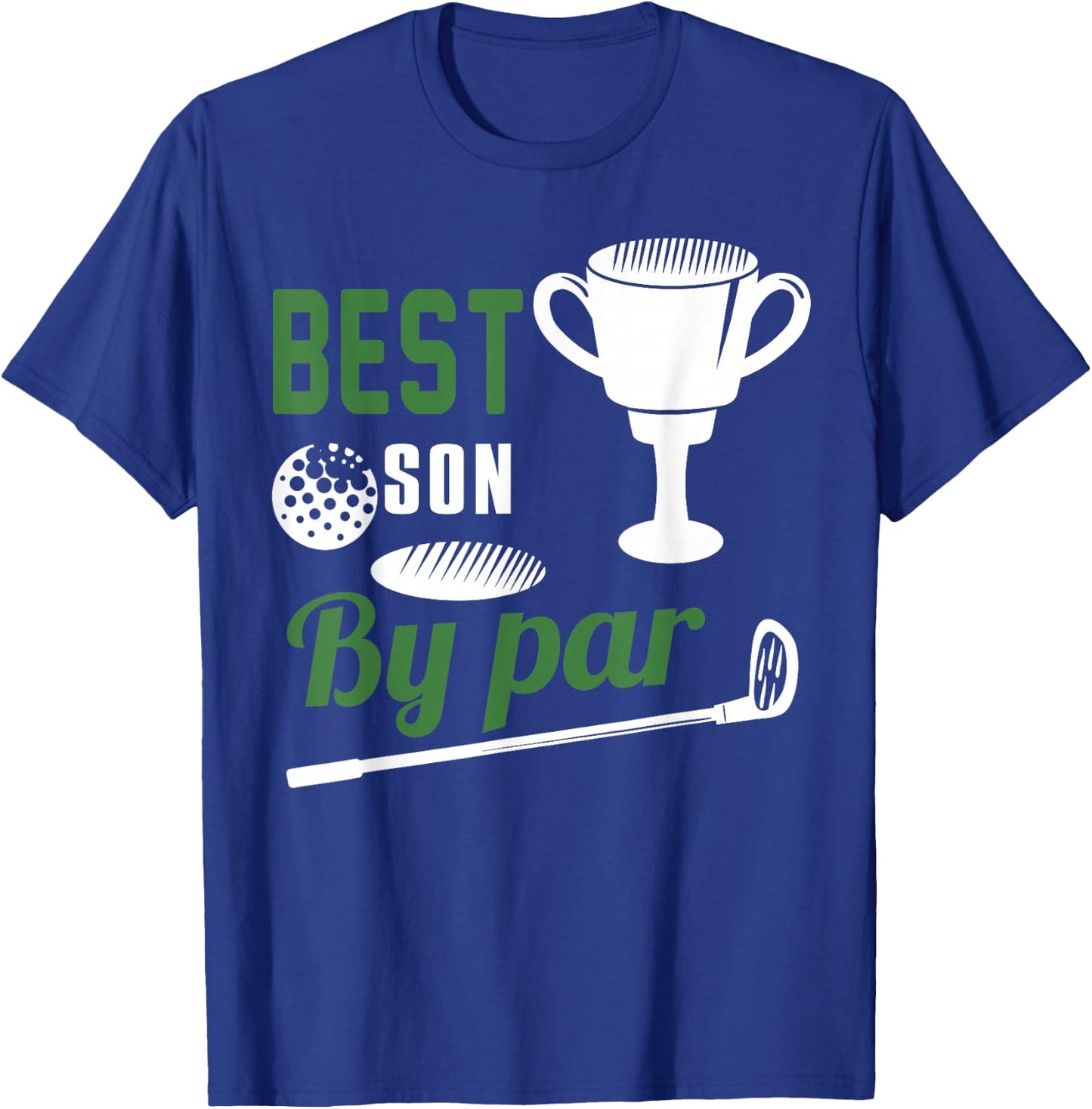 Best Son By Par Golf Golfer Gift T-Shirt - T-Shirt | Royal