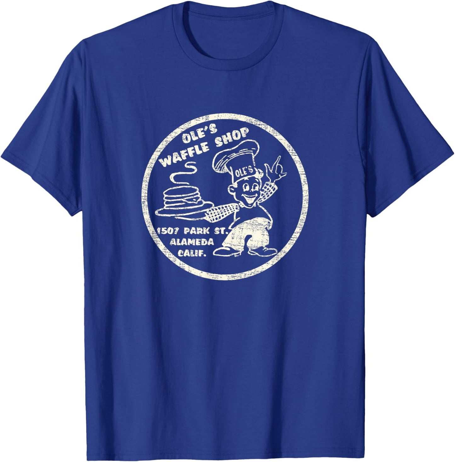 Vintage Alameda California T-Shirt - T-Shirt | Royal