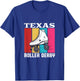 Vintage Retro Texas Roller Derby Women Roller Skating T-Shirt - T-Shirt | Royal