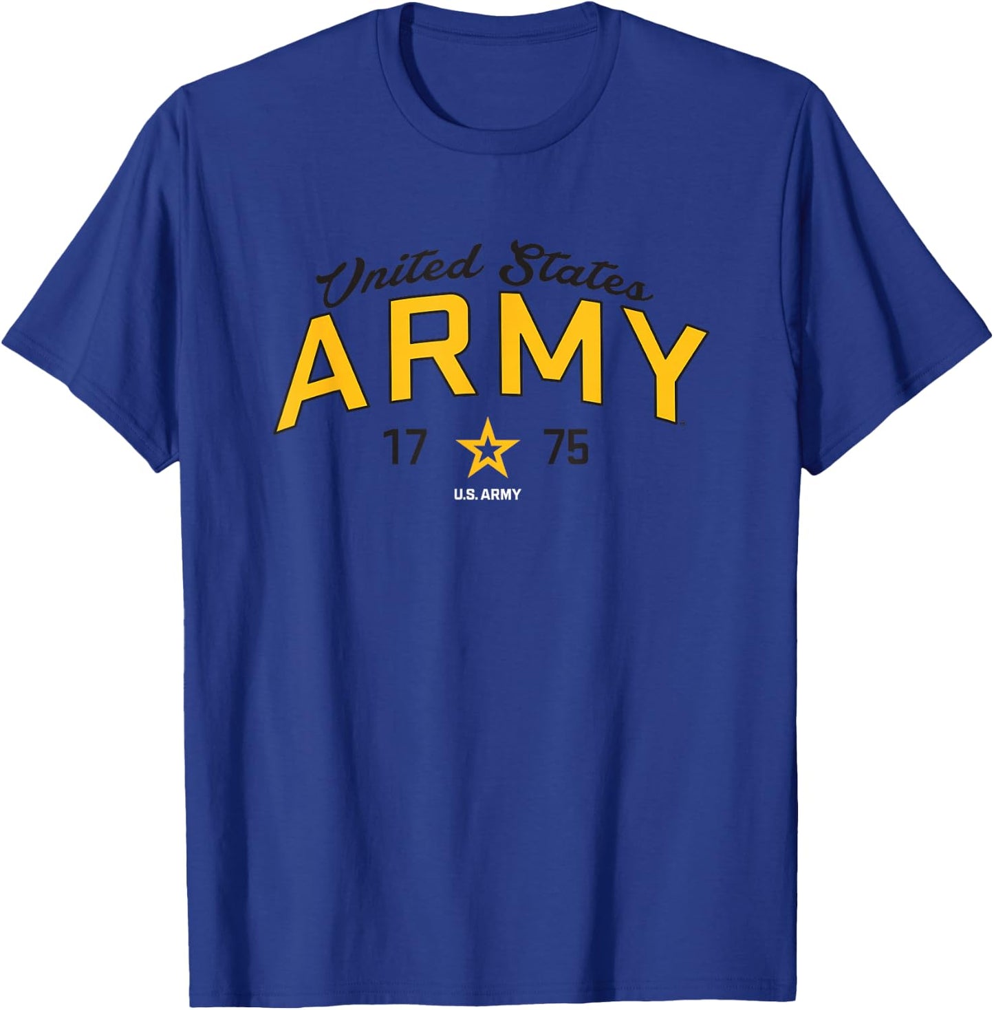 United States Army Military Green Star Officially Licensed T-Shirt - T-Shirt | Royal
