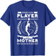 Volleyball Mom Player Mother's Day Team Sport Fan Mommy T-Shirt - T-Shirt | Royal