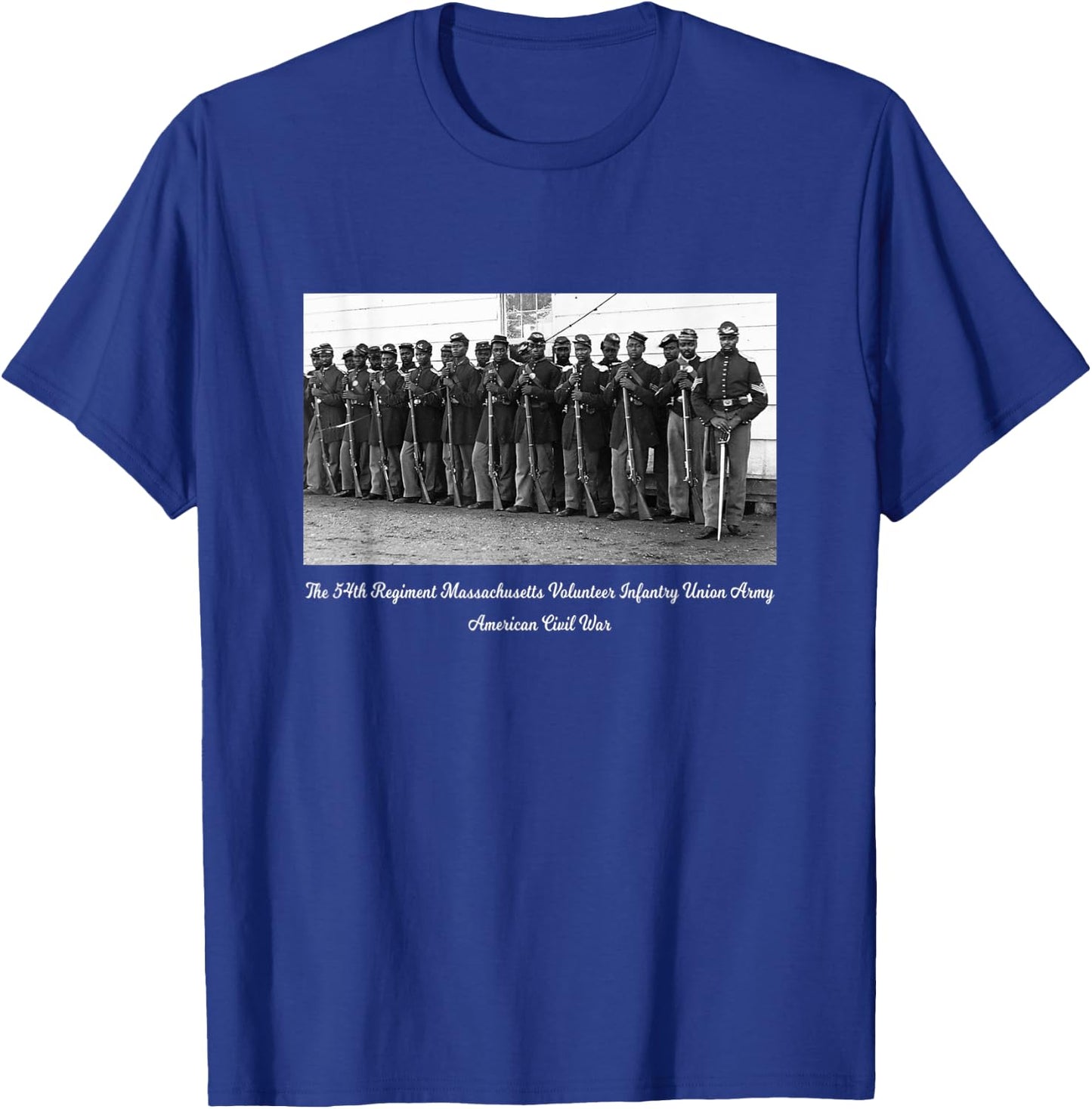Civil US War Legacy Black History All Black Regiment T-Shirt - T-Shirt | Royal