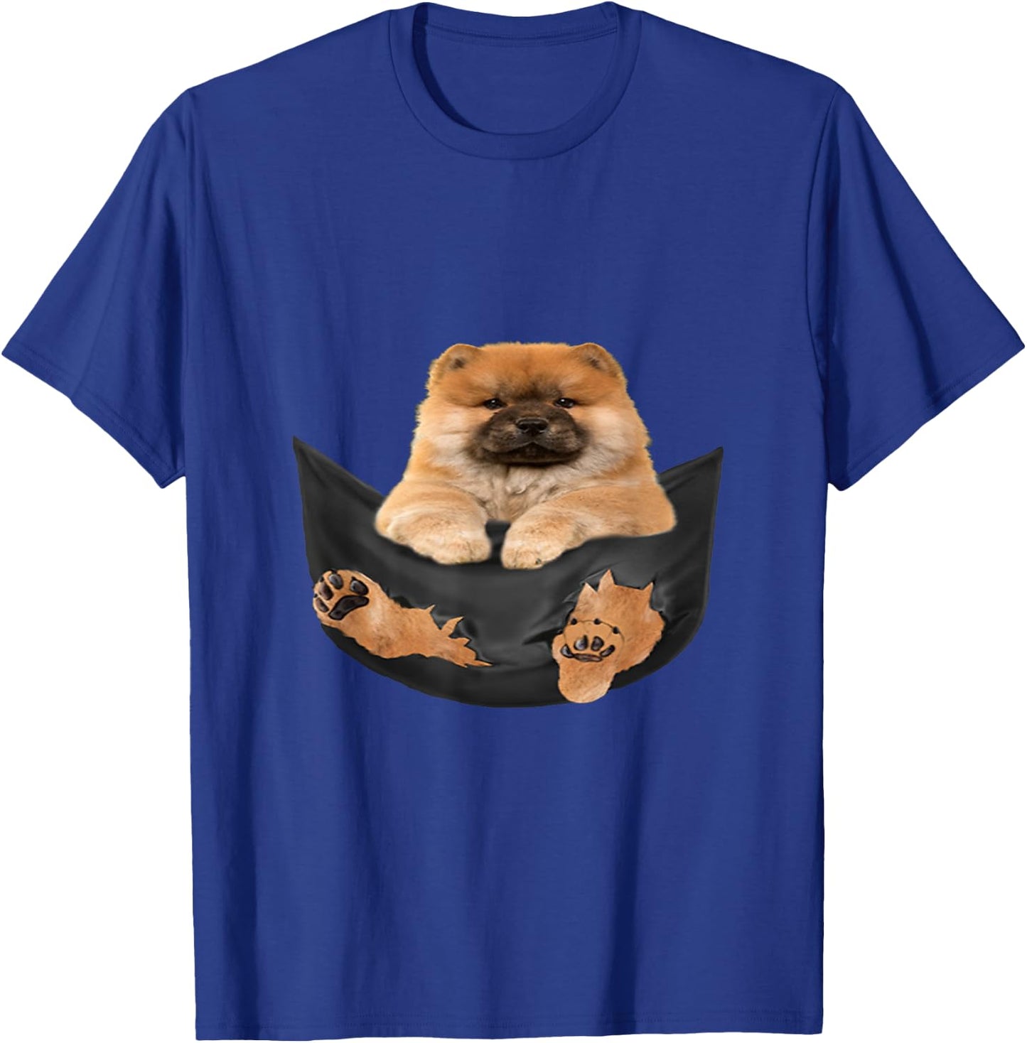 Dog Lover Gifts Chow Chow in Bag Men Women Girls Kids T-Shirt - T-Shirt | Royal