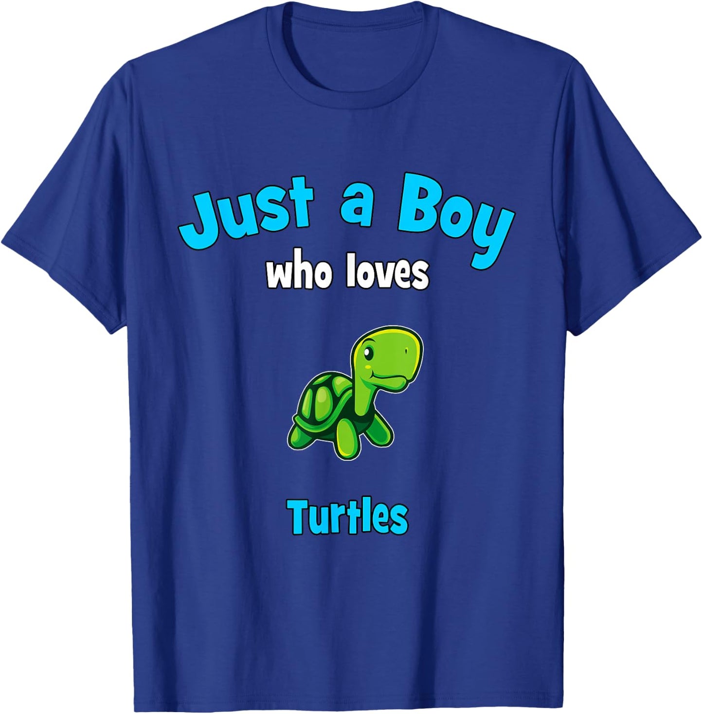 Boys Turtle Shirt | Kids Turtle T-Shirt - T-Shirt | Royal