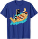 Sushi Boat Pirate | Sashimi Fish Rice Japan Fans Gift T-Shirt - T-Shirt | Royal