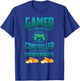 Gamer for Kids Adults Video games Chicken nuggets T-Shirt - T-Shirt | Royal
