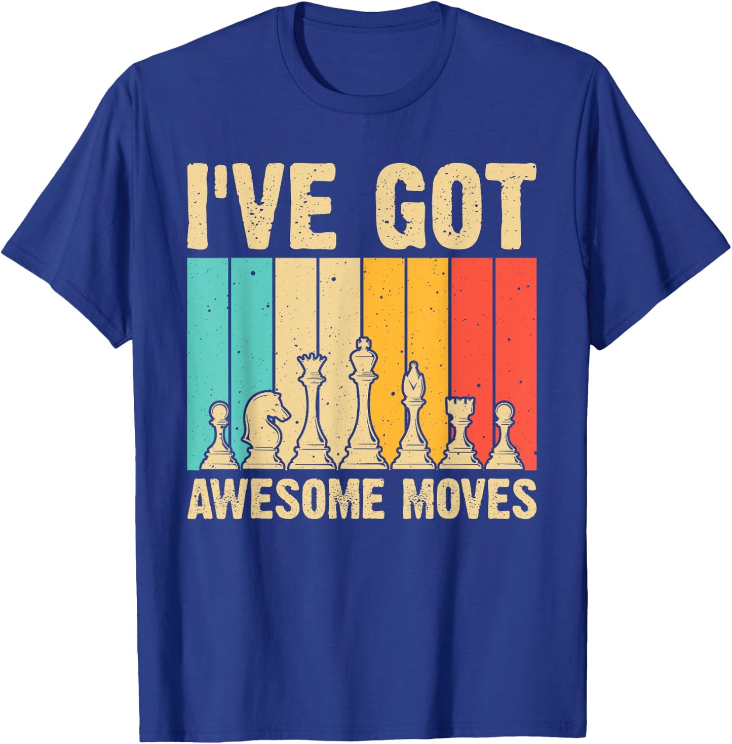 Funny Chess Gift Chess Player Men Women Kids Chess Lover T-Shirt - T-Shirt | Royal