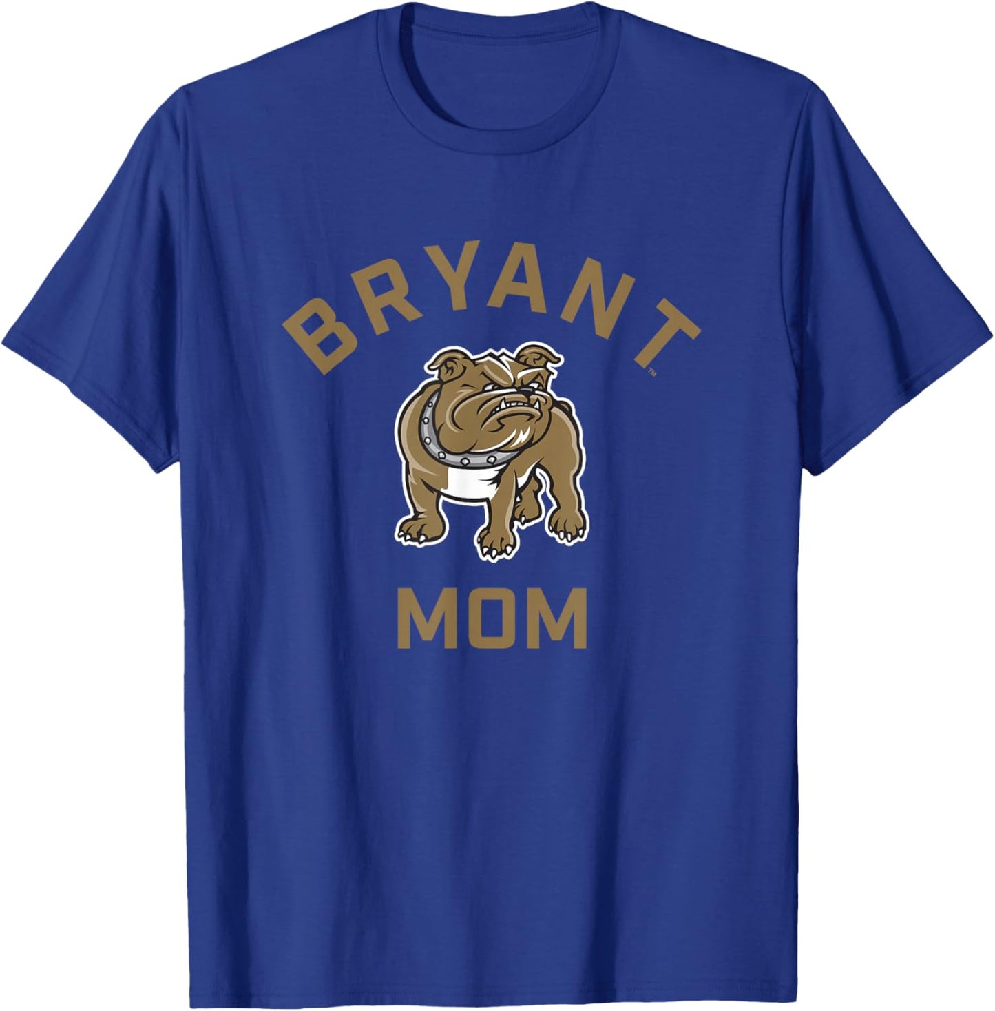 Bryant University Bulldogs Arched Mom T-Shirt - T-Shirt | Royal