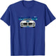 Vintage 1970 Trans Am, White, American Classic, Blue Wrap T-Shirt - T-Shirt | Royal