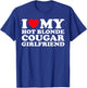 I Love My Hot Blonde Cougar Girlfriend GF T-Shirt - T-Shirt | Royal