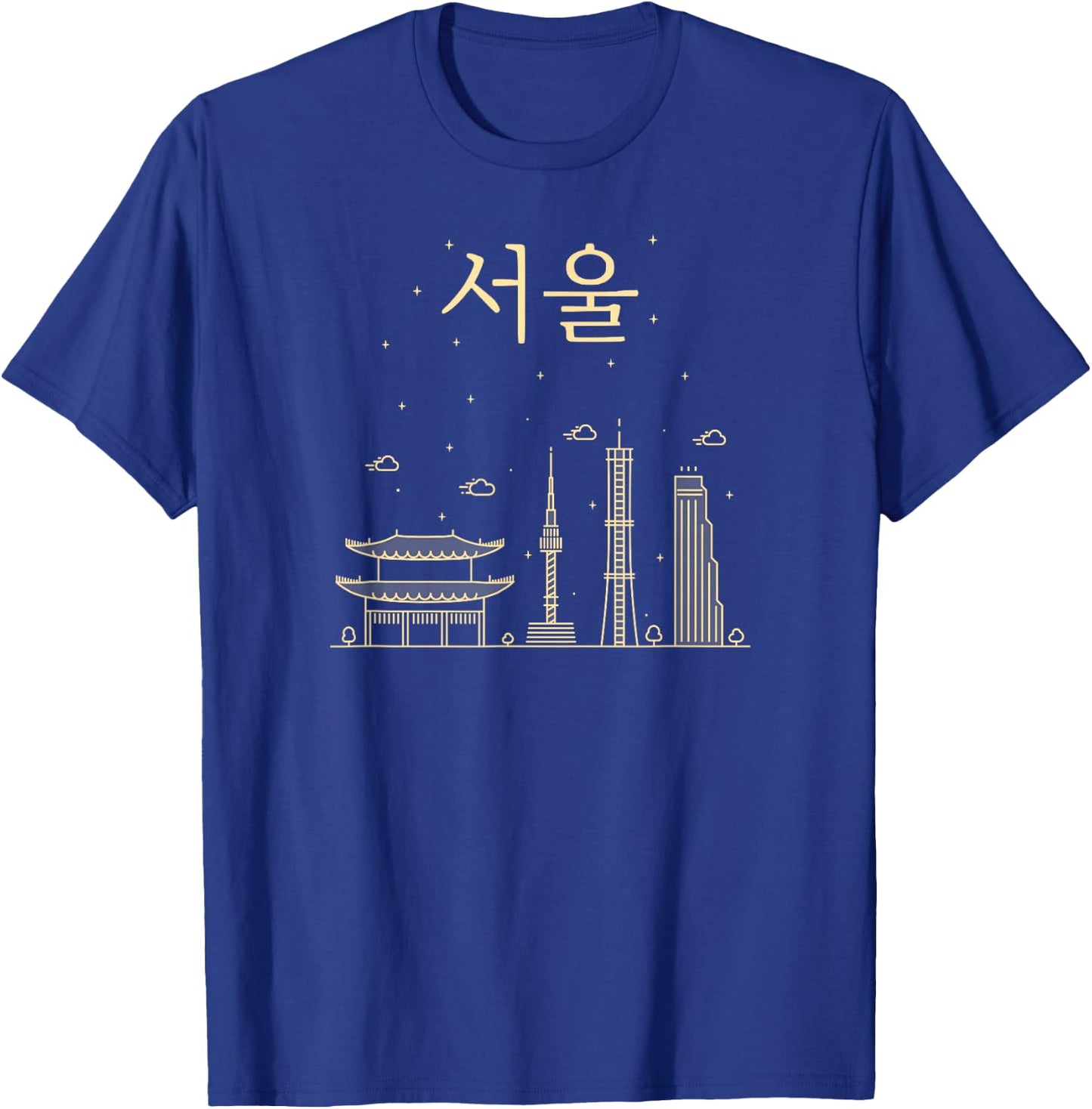 Seoul Korea in Hangul T-Shirt - T-Shirt | Royal